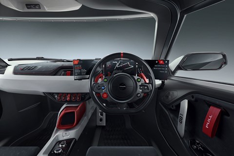 Tamo Racemo sportscar concept at Geneva 2017 - interior