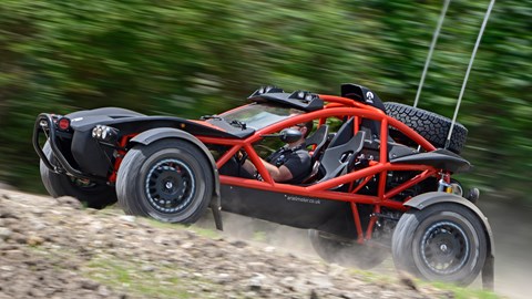 Ariel Nomad 2 - side, driving off-road