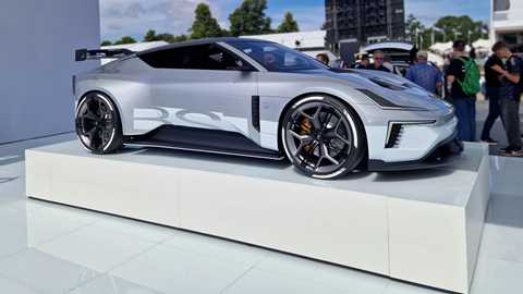 Polestar Concept BST, front, on display at Goodwood Festival of Speed 2024
