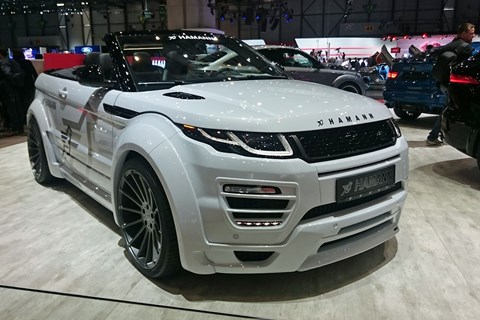 Hamann Evoque Carbio at the 2017 Geneva motor show