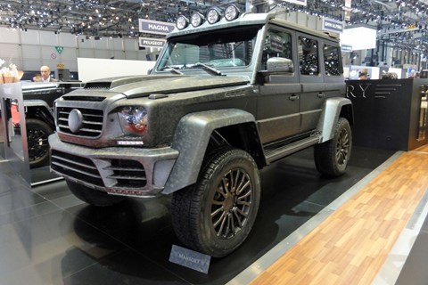 Mansory GRONOS G500 4x4 squared at the 2017 Geneva motor show