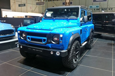 Chelsea Truck Company The End edition Defender at the 2017 Geneva motor show