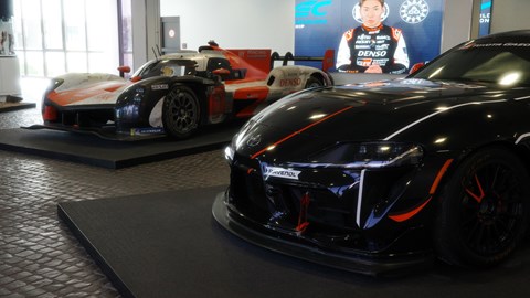 Supra GT and GR010 in the lobby