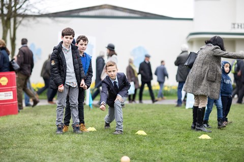 This being Goodwood, there's plenty of old-fashioned entertainment for the kids too