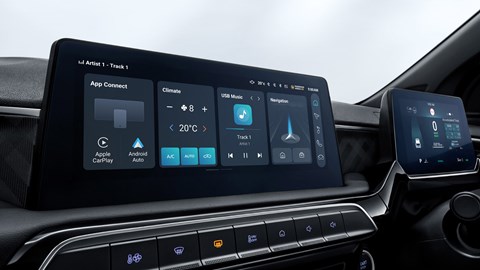 MG3 Hybrid touchscreen