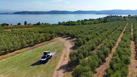 California T7 - drone shot from above