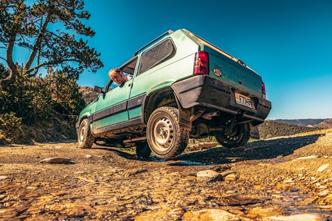 Tough mountain goats: the Fiat Panda 4x4 in its element