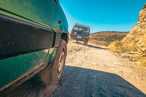 Fiat Panda 4x4 cross-country across Andorra