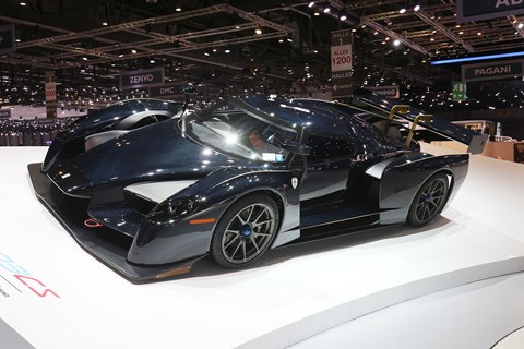 SCG 003 CS on display at the 2017 Geneva motor show