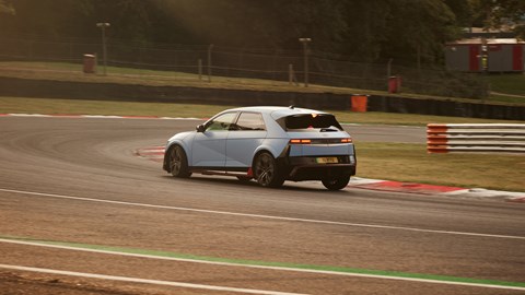 Hyundai Ioniq 5 N at Brands Hatch