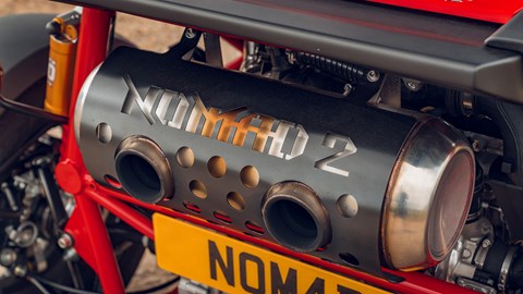 Free-flowing exhausts make Ariel Nomad 2 sound fruity