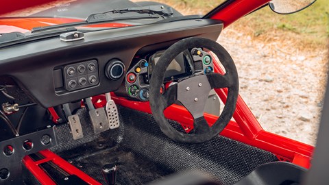 Steering wheel removes for easier access in new 2024 Ariel Nomad 2