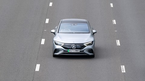 Mercedes EQE - month 3 on the motorway