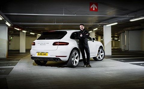 CAR's Porsche Macan and keeper Ben Oliver