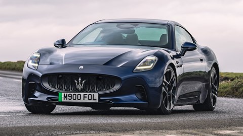 Maserati GT Folgore (2025) front driving