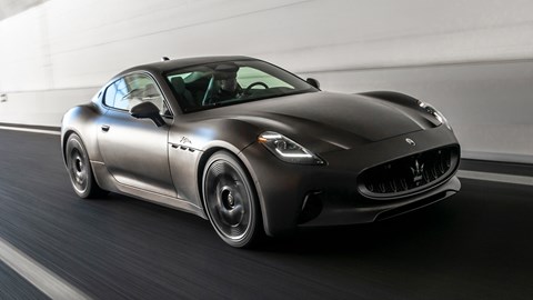 Maserati GT Folgore (2025) front driving