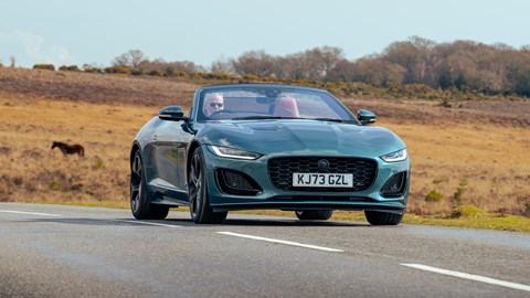 Jaguar F-Type - on the road