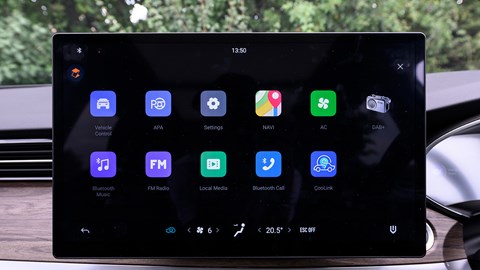 Skywell BE-11 (2024) infotainment display