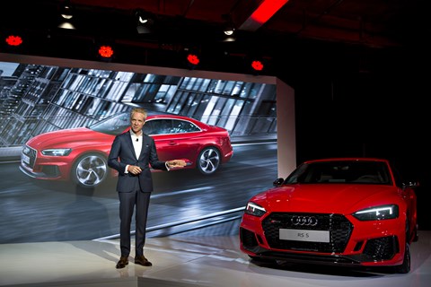 The new Audi RS5 makes its US debut in New York (Getty)