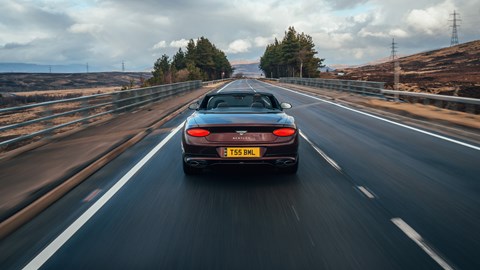 Bentley Continental GTC - on the road far away