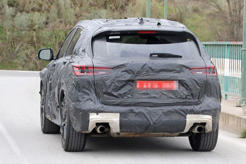 Infiniti QX50 spyshot