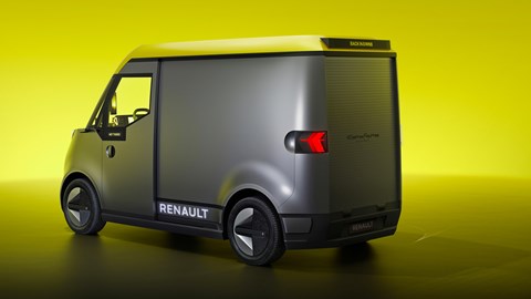 Renault Estafette Concept elektrinis furgonas, galinis
