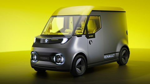 Renault Estafette Concept electric van, front