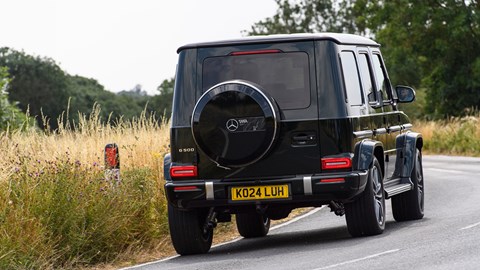 Mercedes-Benz G-Class (2024) G500: rear driving