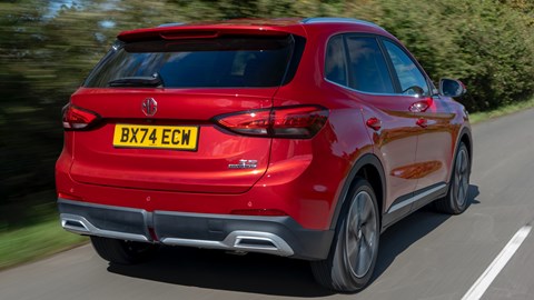 MG ZS Hybrid rear driving