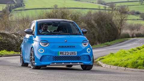 Best electric hot hatch: Abarth 500e