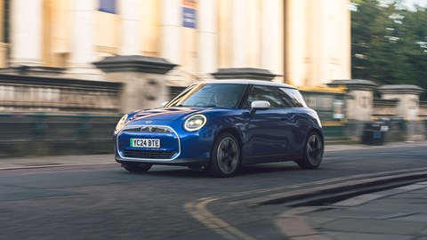 Best electric hot hatch:  Mini Cooper SE