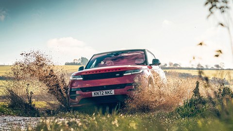 Range Rover Sport monsters mud, obviously