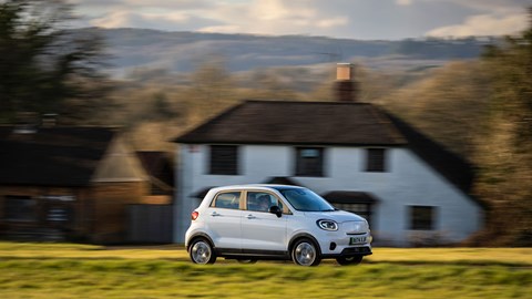 Leapmotor T03 (2025) review: pan shot, white paint