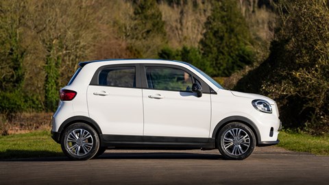 Leapmotor T03 (2025) review: side view static, white paint