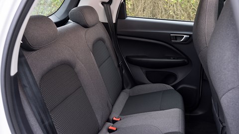 Leapmotor T03 (2025) review: rear seats, black and grey upholstery