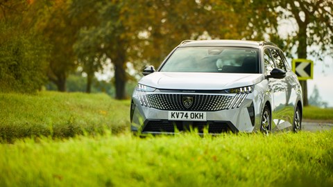 Peugeot 5008 on the road