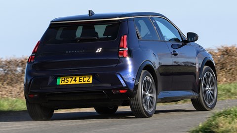 Renault 5 E-Tech blue UK