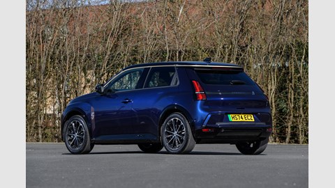 Renault 5 E-Tech blue UK
