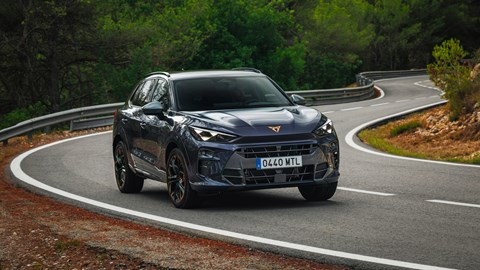 Terramar eHybrid on the road cornering