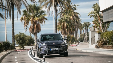 Cupra Terramar eHybrid on the road