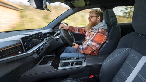 Vauxhall Grandland Electric with Alan Taylor-Jones driving