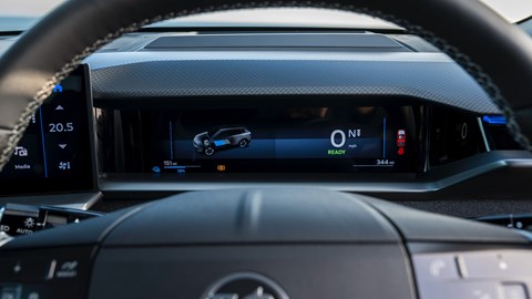 Vauxhall Grandland Electric driver's display