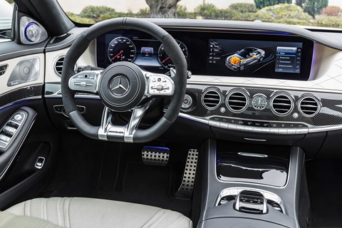 Inside the new 2017 Mercedes S-class cabin