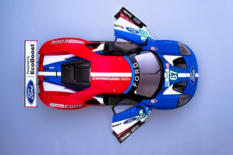 Ford GT WEC 2017 car overhead