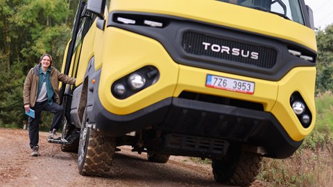 Torsus Praetorian review - cj hubbard for scale, upping the ante on the latest round of Woollarding