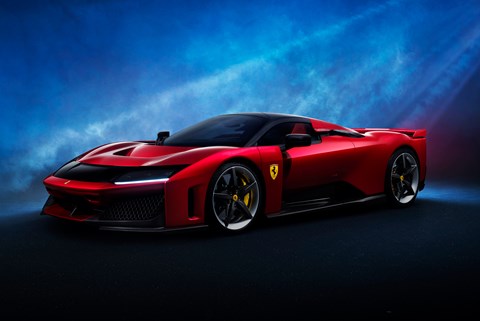 Ferrari F80 front three quarter view exterior