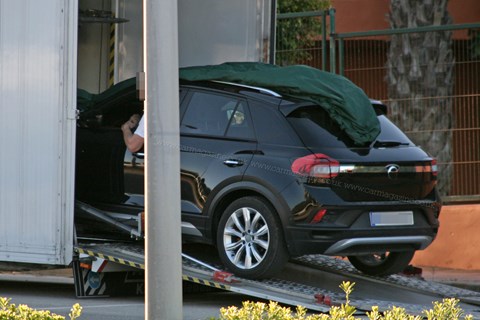 Volkswagen T-Roc prototype rear