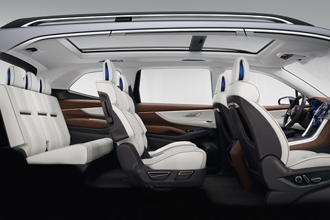 Subaru Ascent Concept rear seats