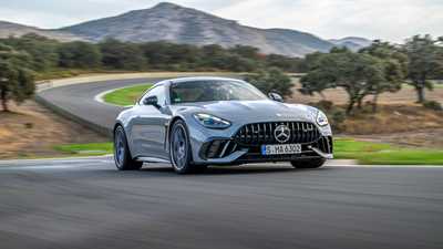 Mercedes AMG GT 63 Pro - side front quarters