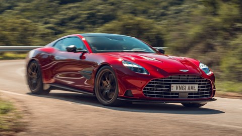 Aston Martin Vanquish front cornering